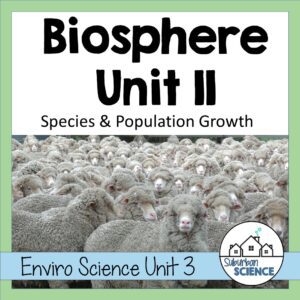 Species and Population Ecology lesson Plan