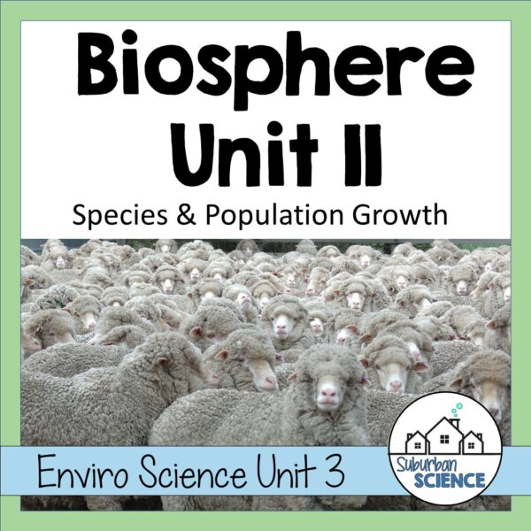 Species and Population Ecology lesson Plan