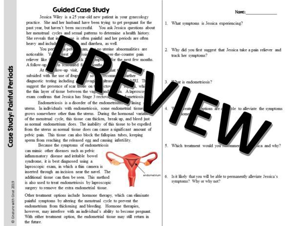 Case Study Anatomy and Physiology - Endometriosis