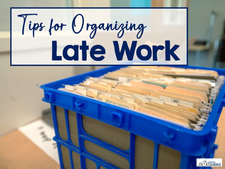 Organizing Late Work