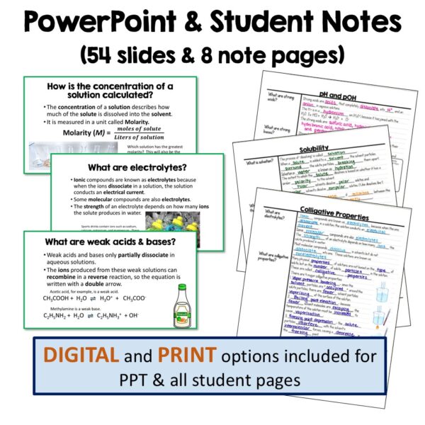 Unit 10- Solutions, Acids & Bases - Suburban Science