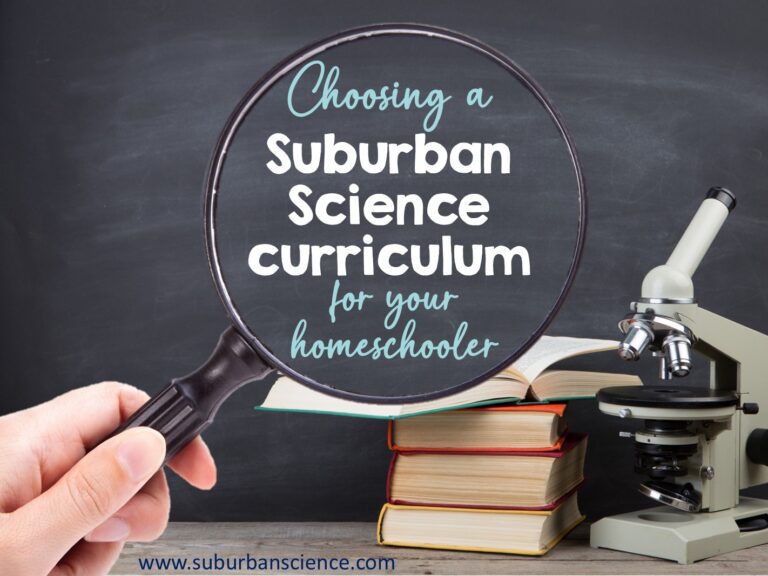 Suburban Science for Homeschool Science Curriculum