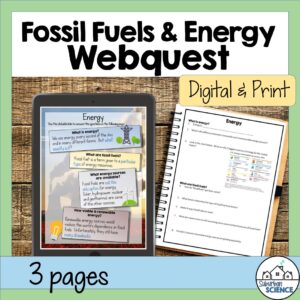 FREE Fossil Fuels & Energy Webquest