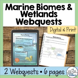 Marine Biomes Webquests
