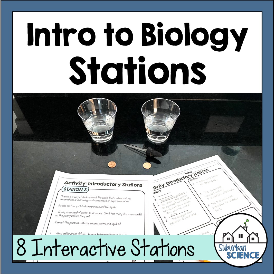 Intro to Biology First Day Stations