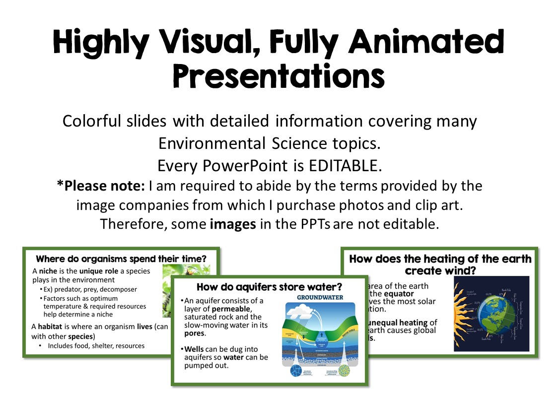 Environmental Science PowerPoint Bundle - Image 2