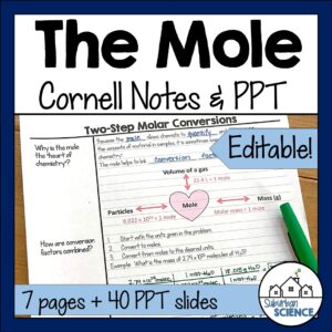 Chemistry Cornell Notes- Mole Conversions