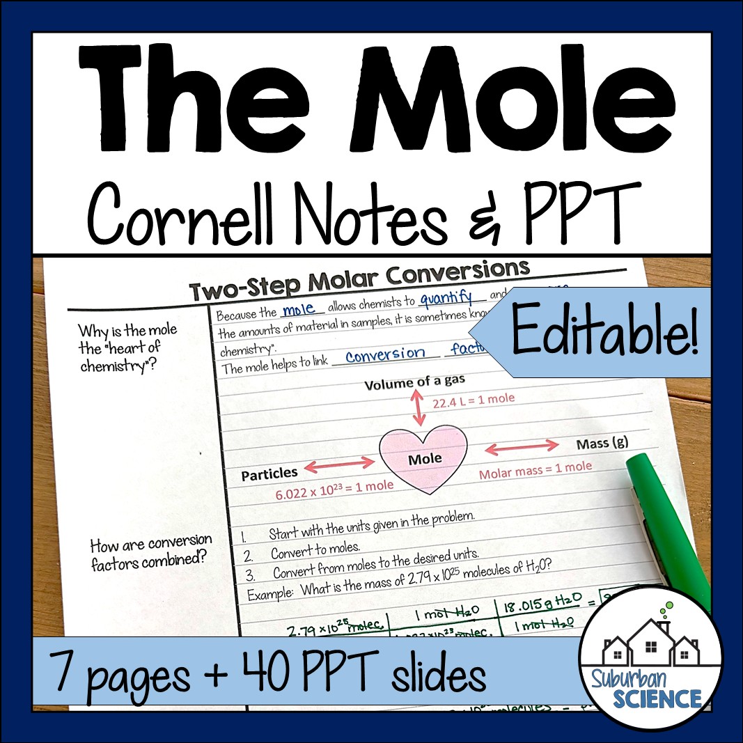 Chemistry Cornell Notes- Mole Conversions
