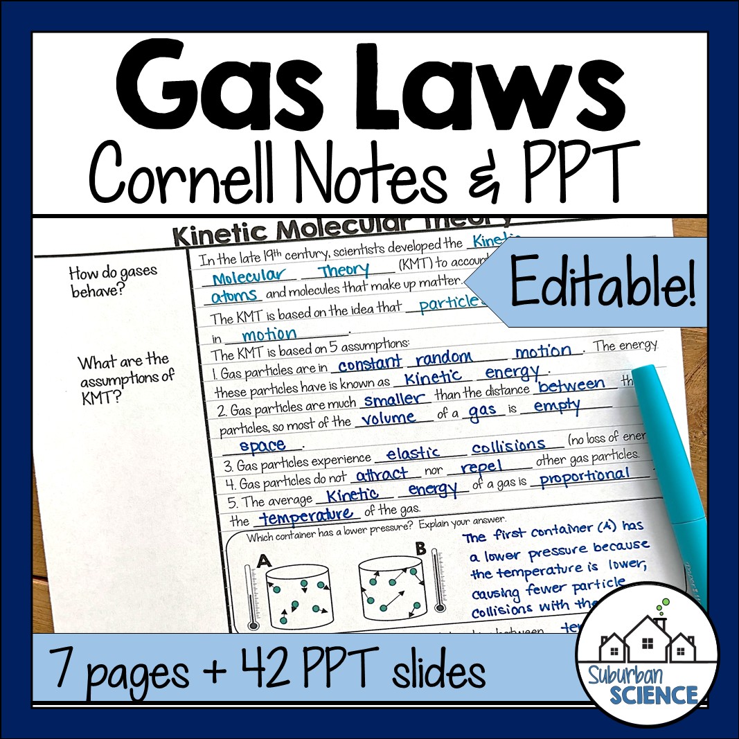 Chemistry Cornell Notes- Gas Laws