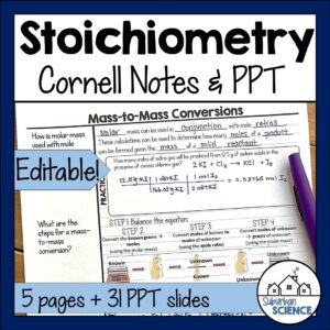 Chemistry Cornell Notes- Stoichiometry