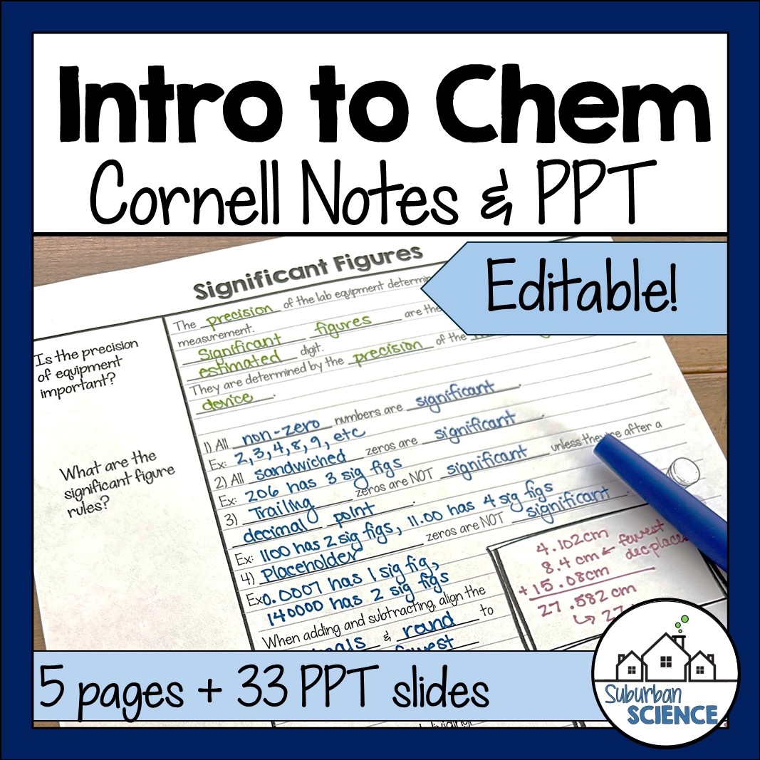 Chemistry Cornell Notes- Measurement