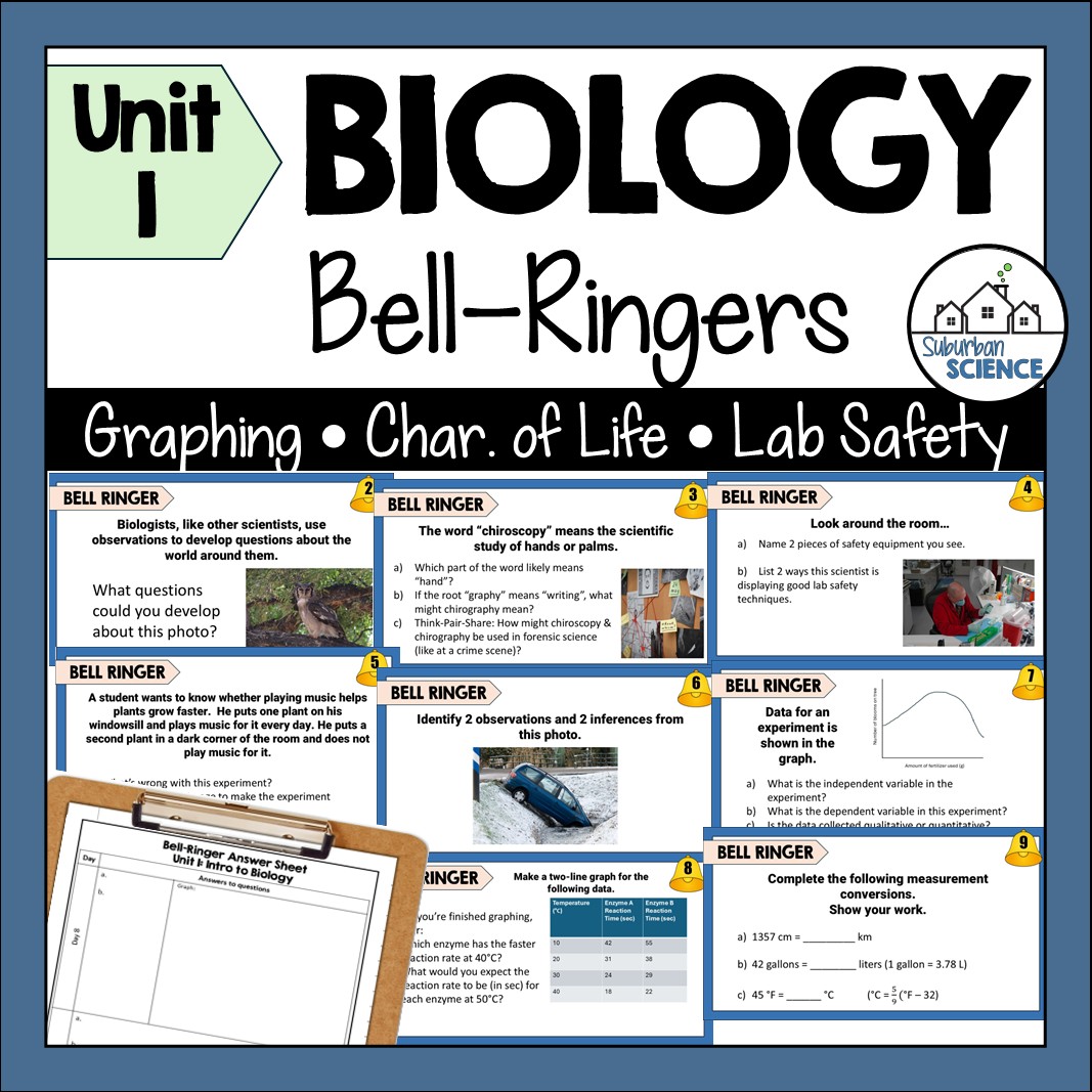 Biology Bell Ringers- Science of Life