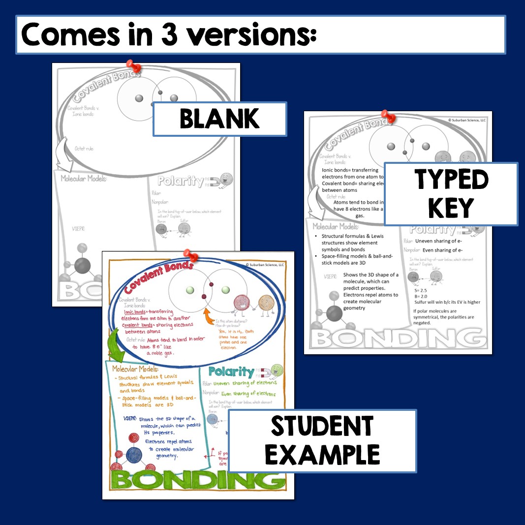 Chemical Bonding Doodle Notes - Image 3