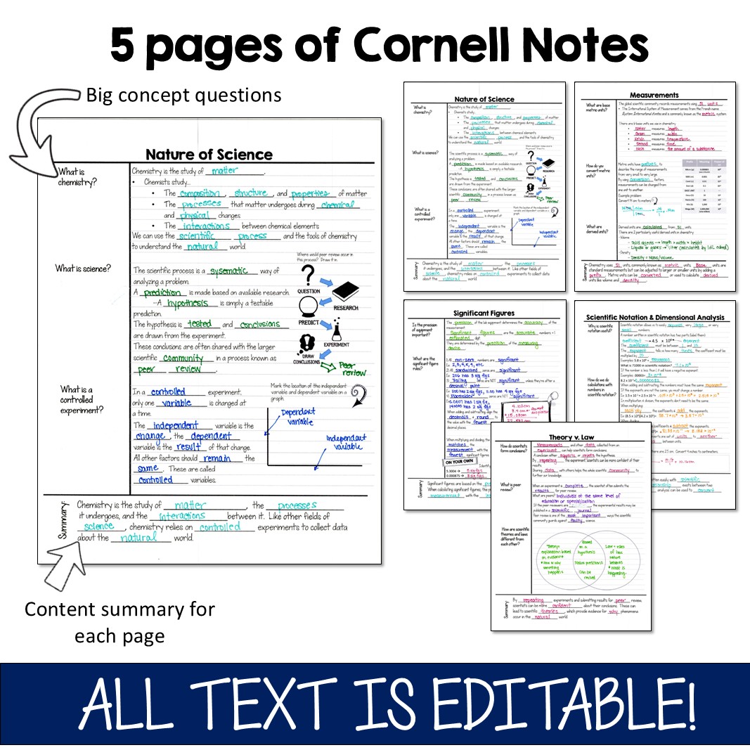 Chemistry Cornell Notes- Measurement - Image 3