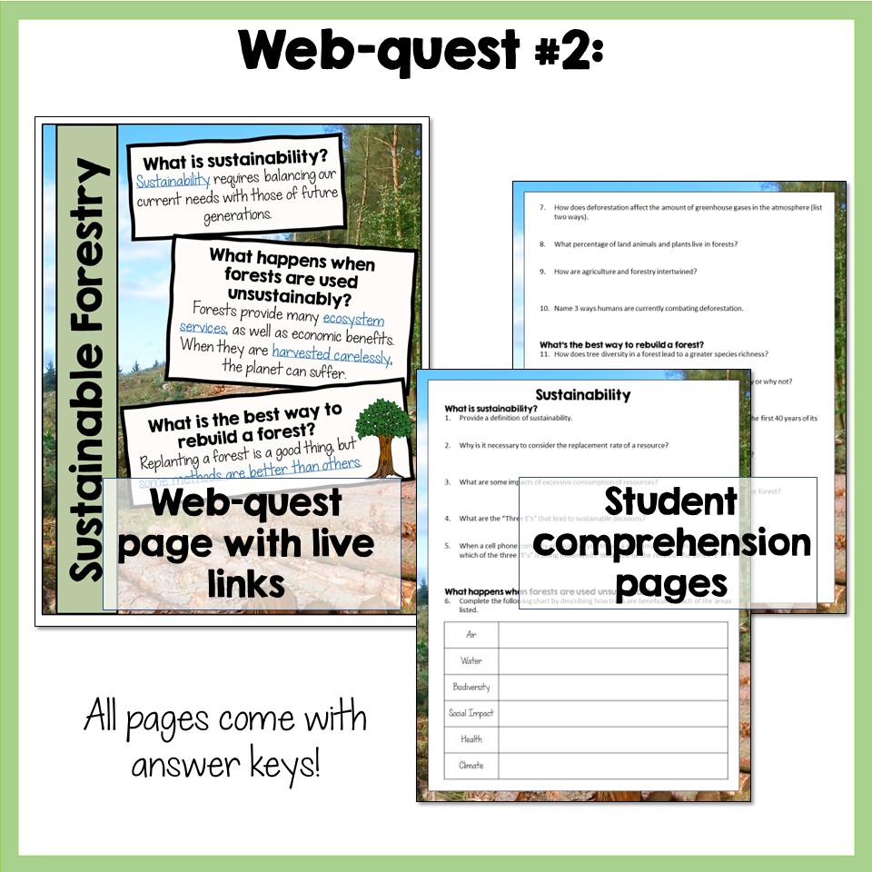 Sustainability Webquests - Image 4