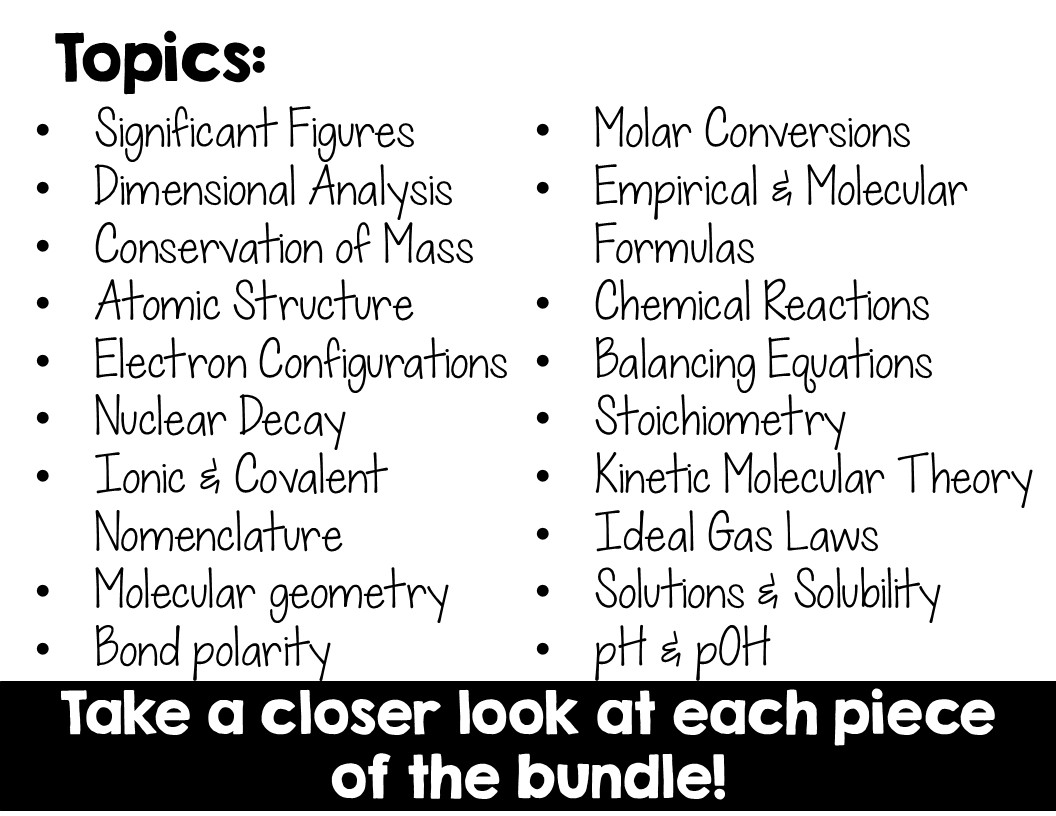 Chemistry Practice Questions Bundle - Image 4