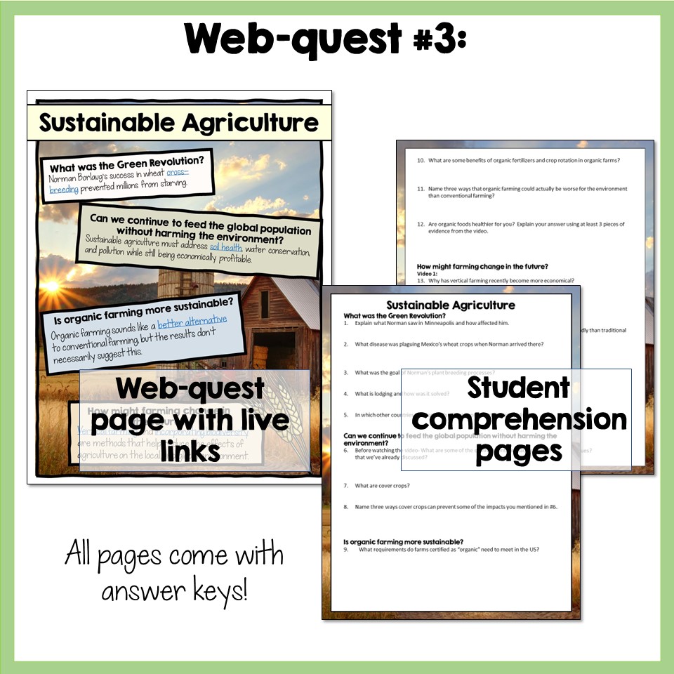 Sustainability Webquests - Image 5