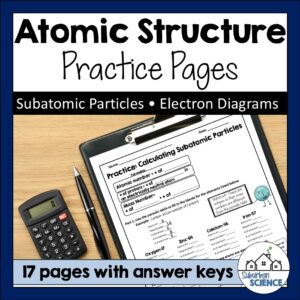 Atomic Structure & Isotopes Practice